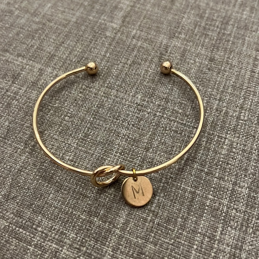 M knot necklace